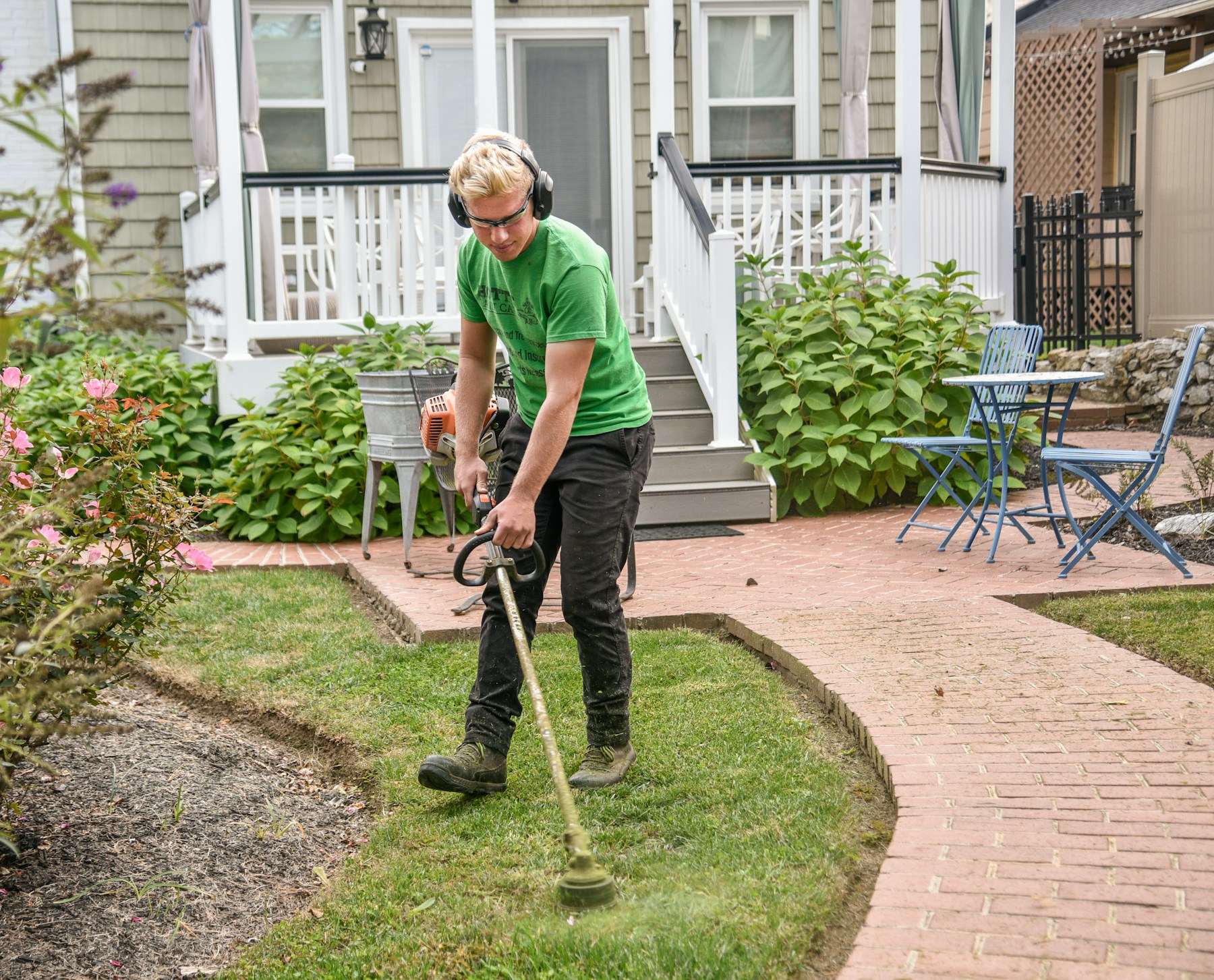 Lawn mowing